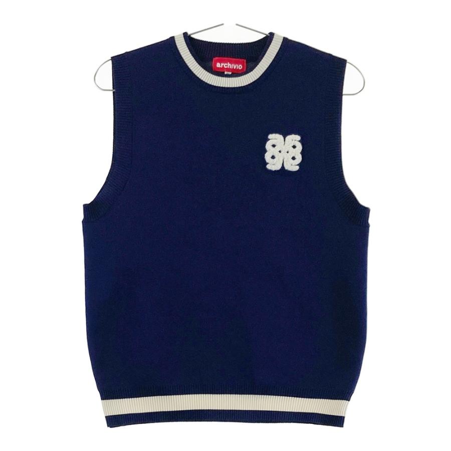 ARCHIVIO アルチビオ 2024年モデル ロゴワッペン付き ニットベスト