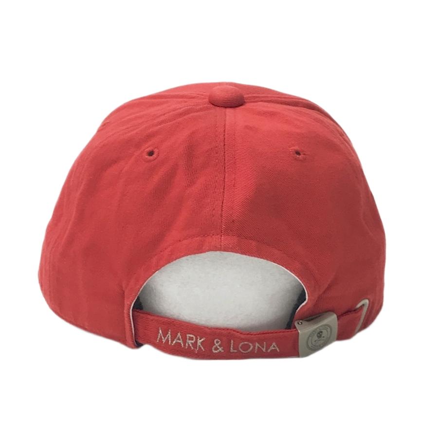 MARK&LONA（マークアンドロナ） キャップ レッド系 FREE ゴルフウェア