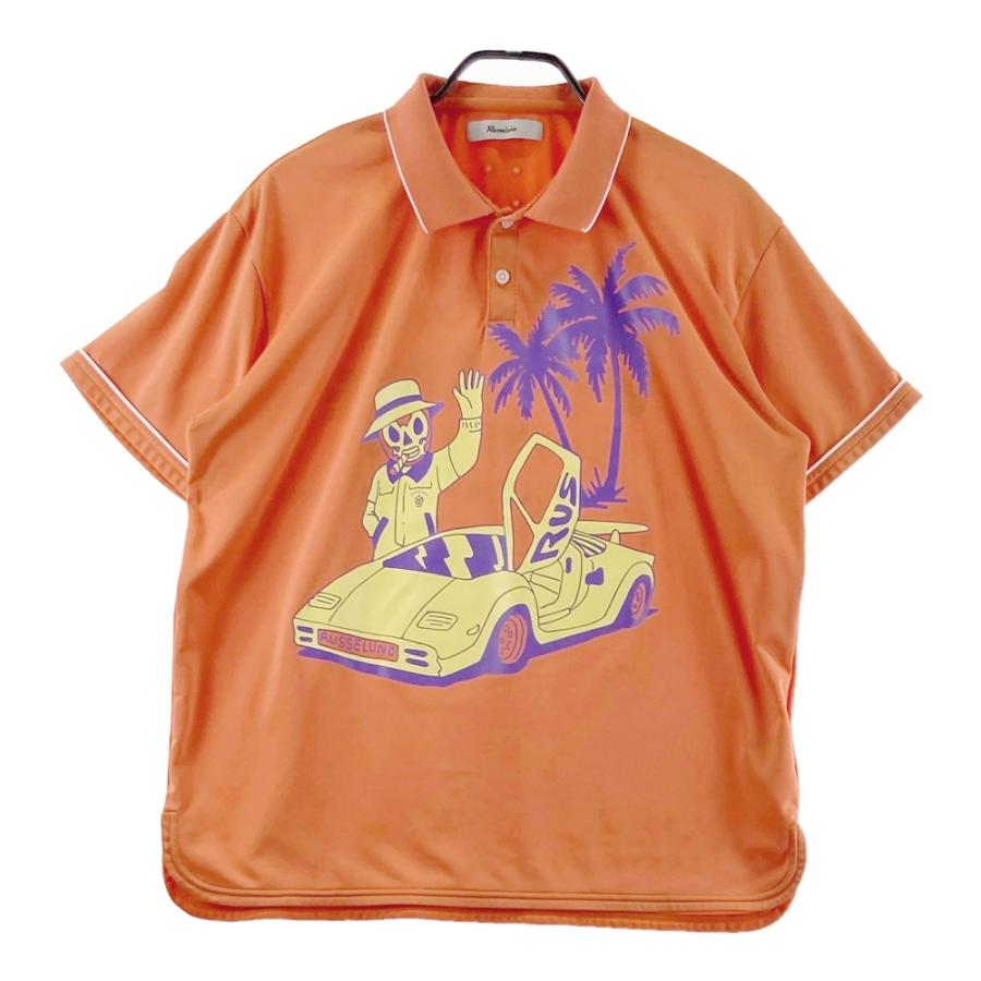 新品 ラッセルノ ゴルフ リボーン ファイヤーボール ルチャ リメイク シャツ 新品 ラッセルノ ゴルフ リボーン ファイヤーボール ルチャ リメイク