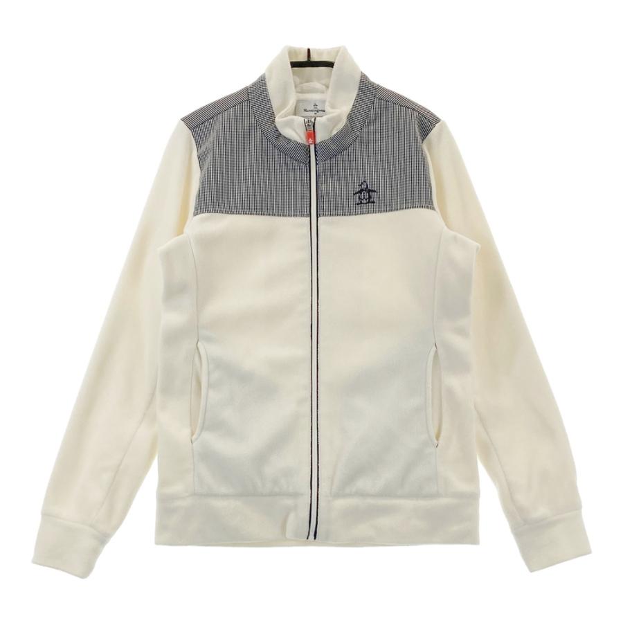 未使用級・近年モデル✨マンシングウェア　フリースジャケット　ゴルフ　ジップ　LL MUNSING WEAR マンシングウェア 裏地付 フリース ジップジャケット