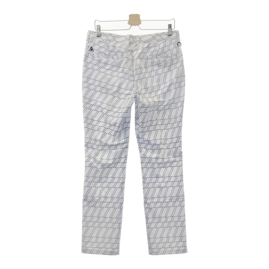 LE COQ GOLF ルコックゴルフ ストレッチパンツ 総柄 ホワイト系 82