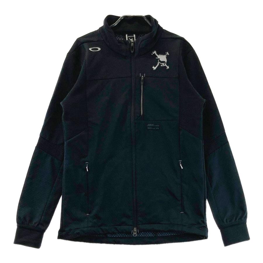 OAKLEY オークリー ジップジャケット スカル ブラック系 M ゴルフ