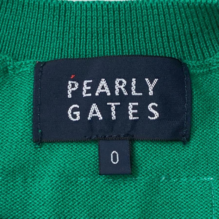 PEARLY GATES パーリーゲイツ  ニットセーター  グリーン系 0 ゴルフウェア レディースの画像