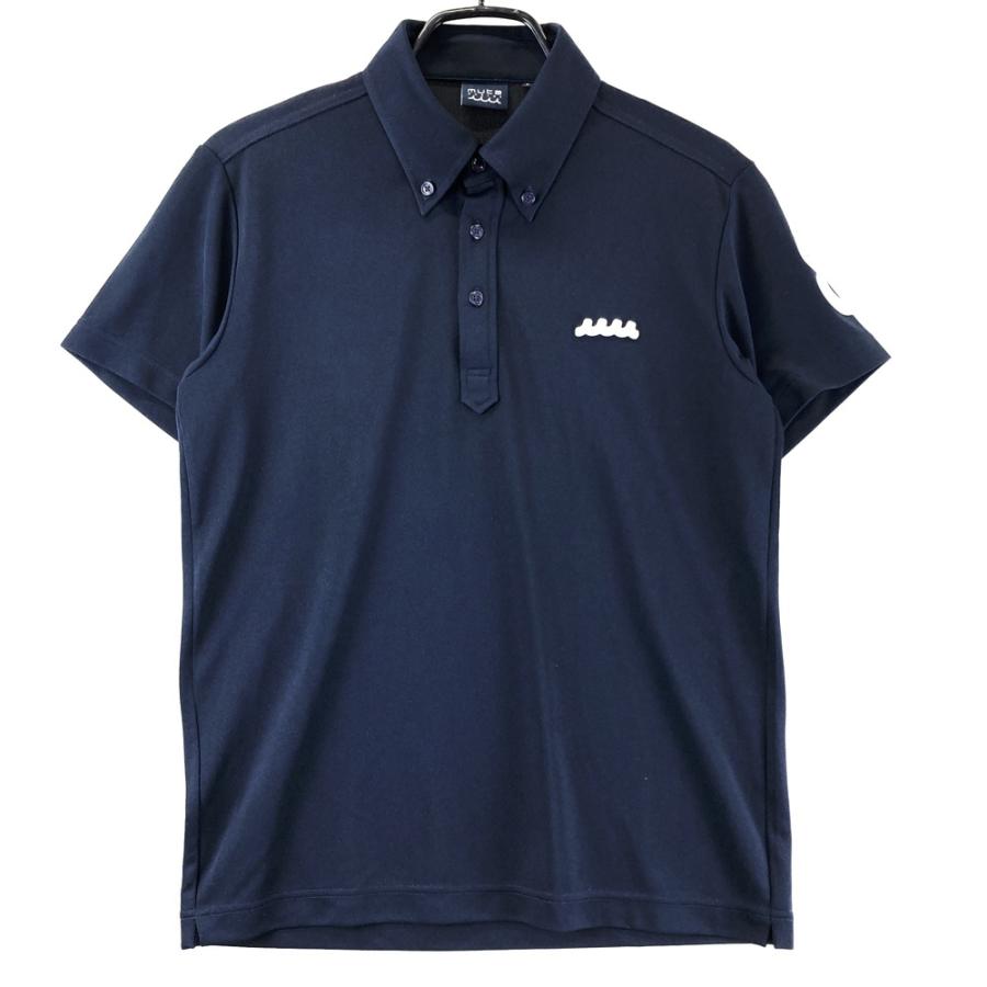 MUTA MARINE ムータマリン 半袖ポロシャツ ボタンダウン ネイビー系 S