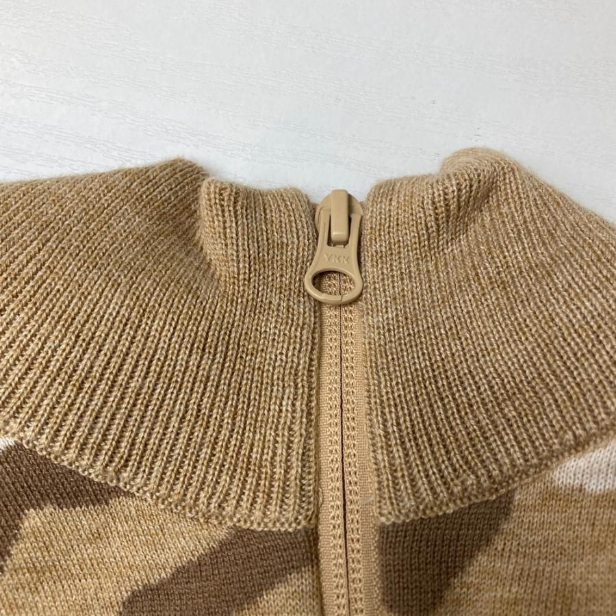 BEAMS GOLF ビームスゴルフ ニットジップジャケット カモフラ柄