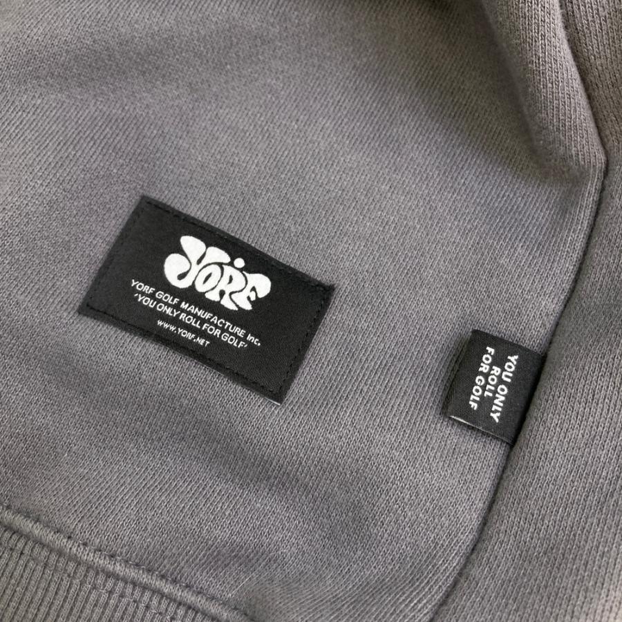 YORF GOLF ヨルフゴルフ 2025年モデル レーヤースウェットクルーネック  グレー系 S ゴルフウェア メンズの画像