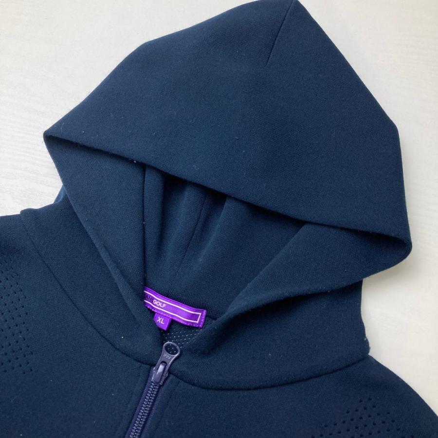 BEAMS GOLF ビームスゴルフ フード付 ニット ジップジャケット