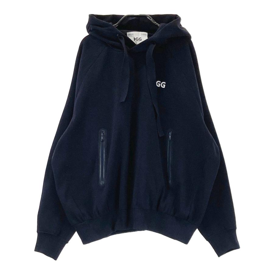 PGG PEARLY GATES パーリーゲイツ 長袖 ニットパーカー ネイビー系 M