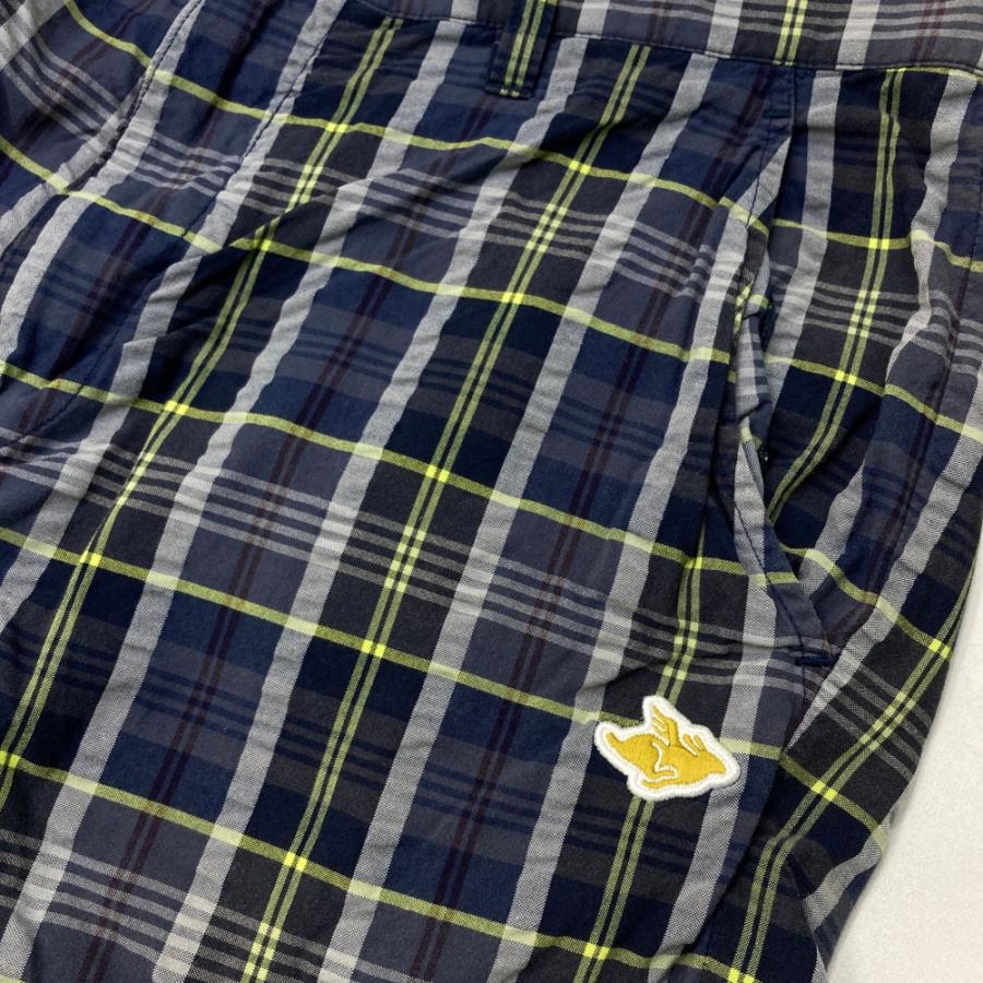 PEARLY GATES パーリーゲイツ ハーフパンツ チェック柄 ネイビー系 4