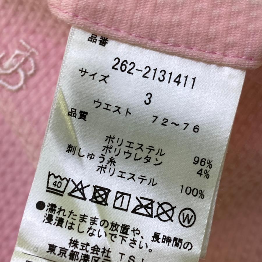 サイズ：3 JACK BUNNY ジャックバニー  パンツ シアサッカー  ピンク系 [240101597585] ゴルフウェア メンズ ストスト Jack Bunny!!（ジャックバニー） 【新品】JACK BUNNY パンツ シア