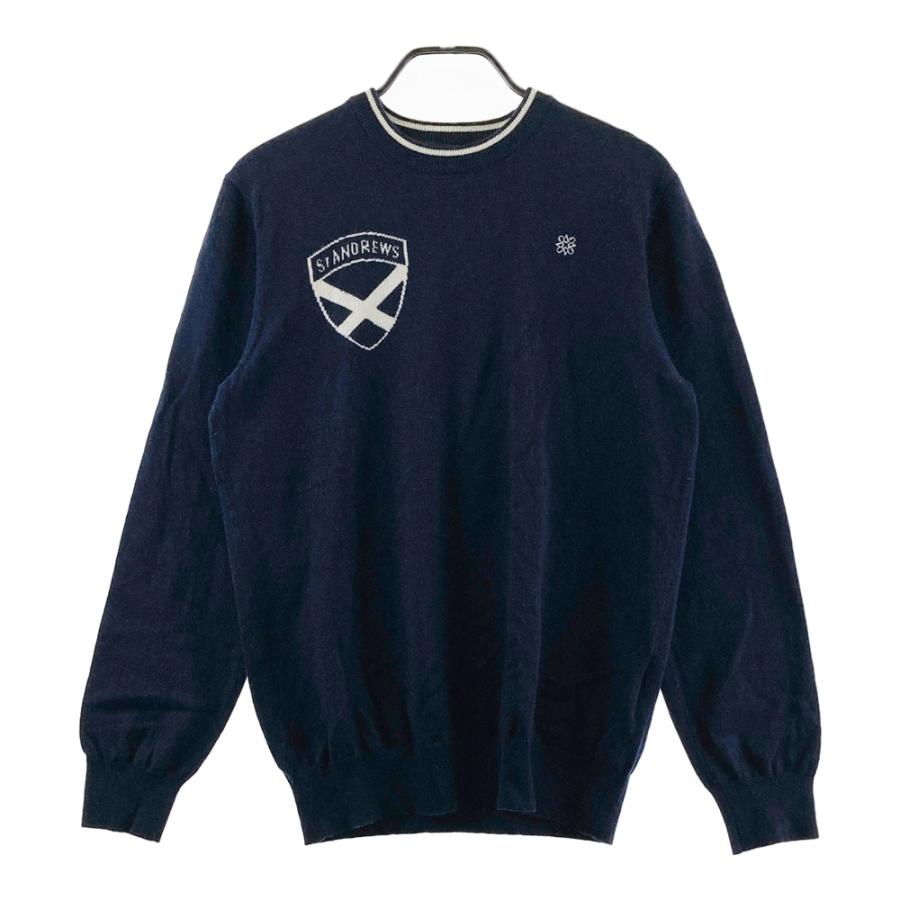 ST ANDREWS セントアンドリュース 長袖ニットセーター カシミヤ混