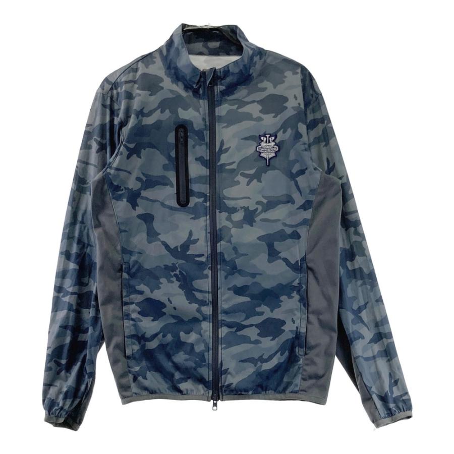 BEAMS GOLF ビームスゴルフ 長袖 ジップジャケット カモフラ柄 グレー