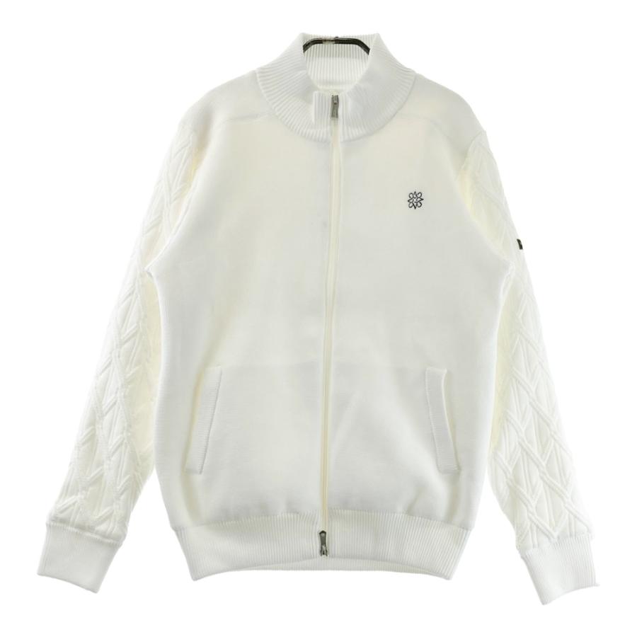 ST ANDREWS セントアンドリュース ニットジャケット ホワイト系 L