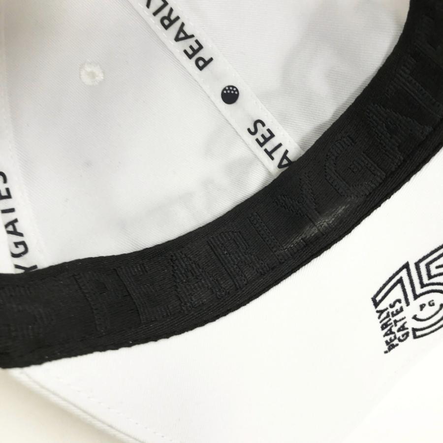 PEARLY GATES パーリーゲイツ 2024年モデル 35周年 キャップ ホワイト