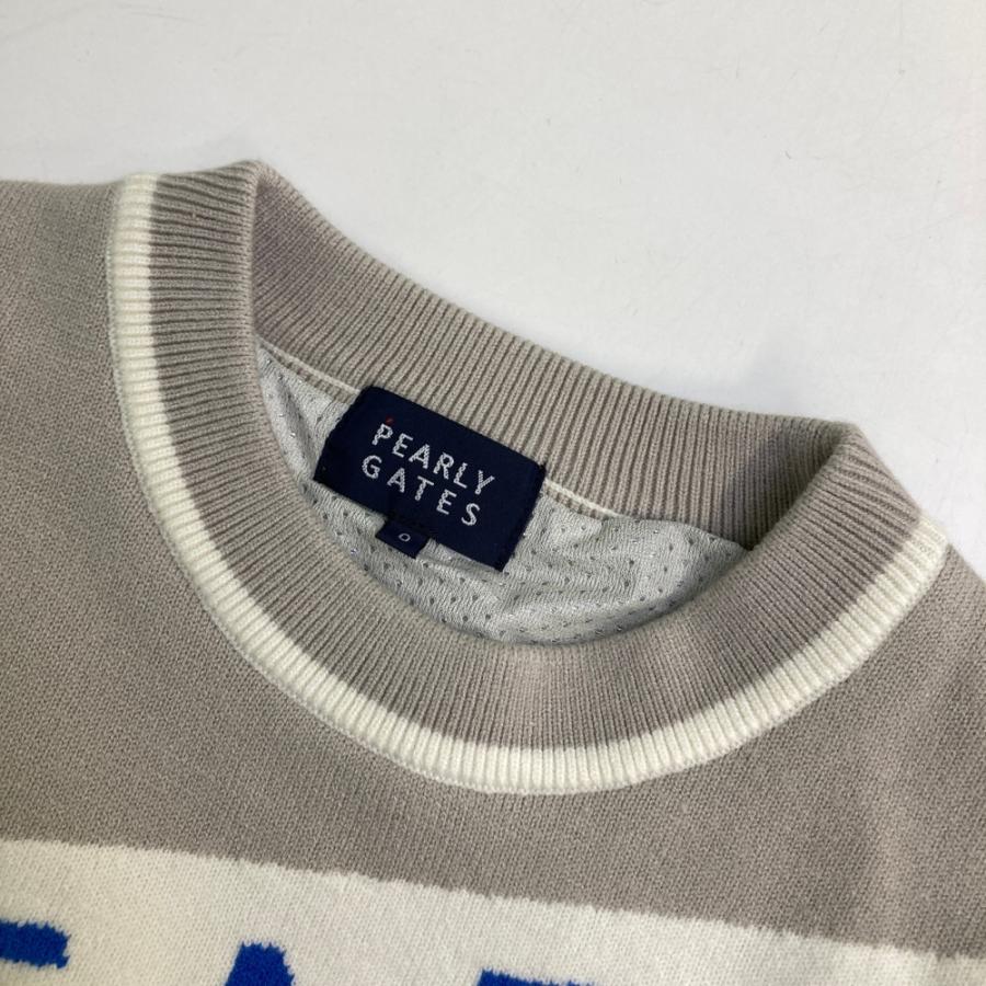 PEARLY GATES パーリーゲイツ 裏地付き ニットセーター ホワイト系 0