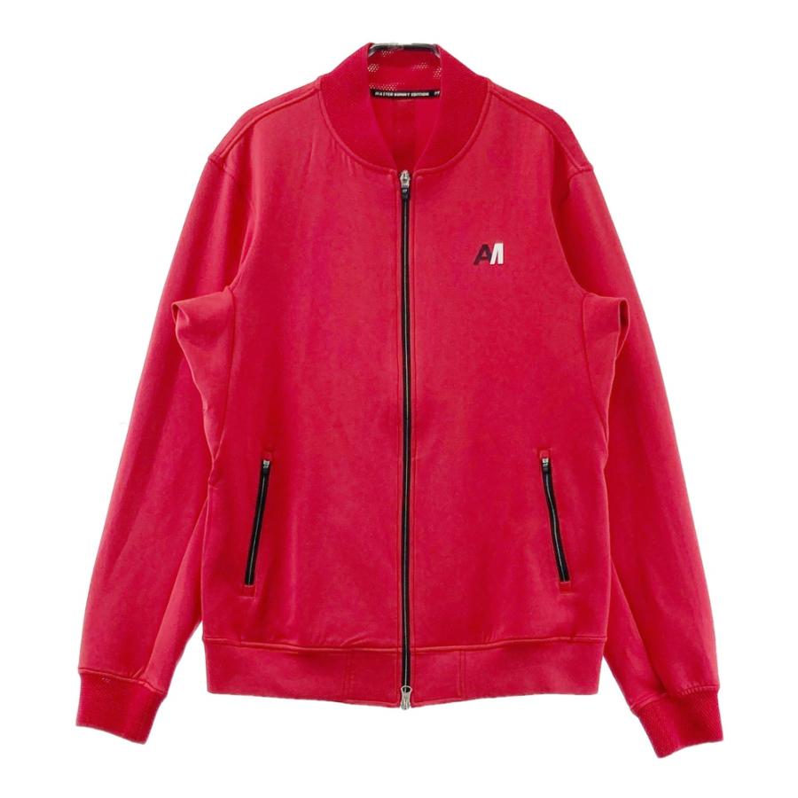 サイズ：5 MASTER BUNNY EDITION マスターバニーエディション  スウェット ジップジャケット  レッド系 [240101598934] ゴルフウェア メンズ ストスト MASTER BUNNY EDITION マスターバニーエディション スウェット ジップ