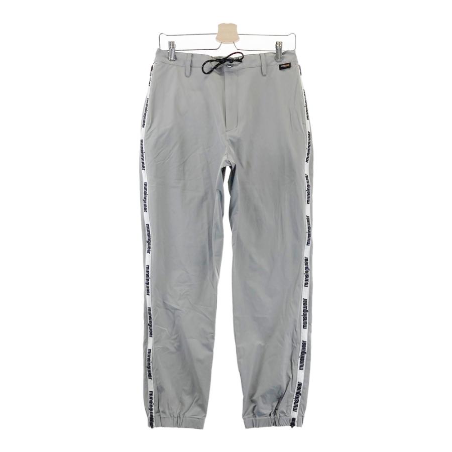 MUNSING WEAR マンシングウェア サイドジップ ストレッチパンツ グレー