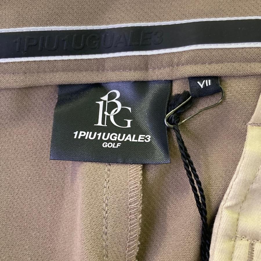 新品】1PIU1UGUALE3 GOLF GRP082 リブパンツ ベージュ系 7 ゴルフ