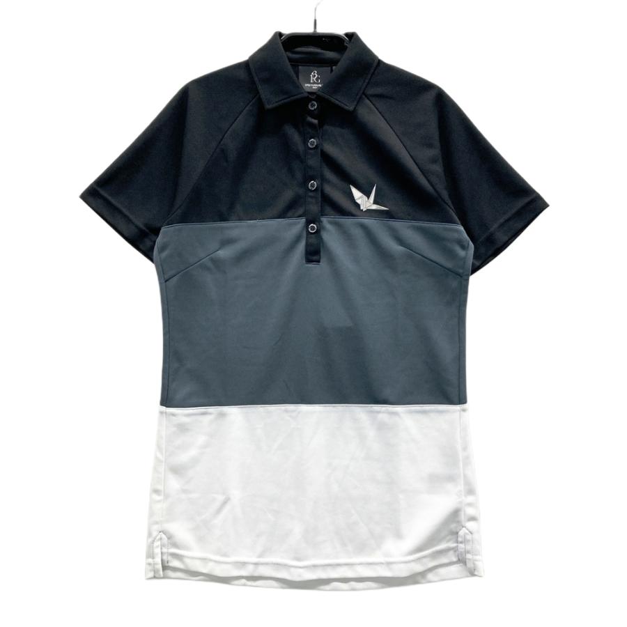 新品】1PIU1UGUALE3 GOLF GST026 半袖ポロシャツ ブラック系 1 ゴルフ
