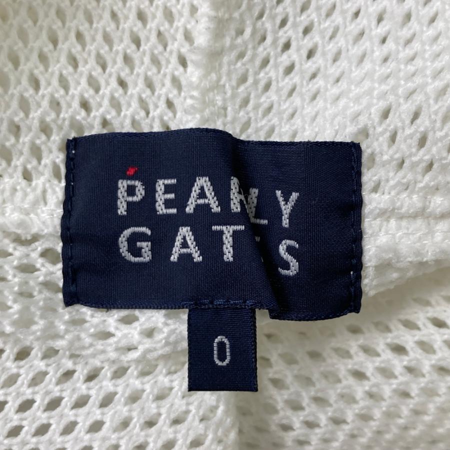 PEARLY GATES パーリーゲイツ メッシュパーカー ロゴライン ホワイト系