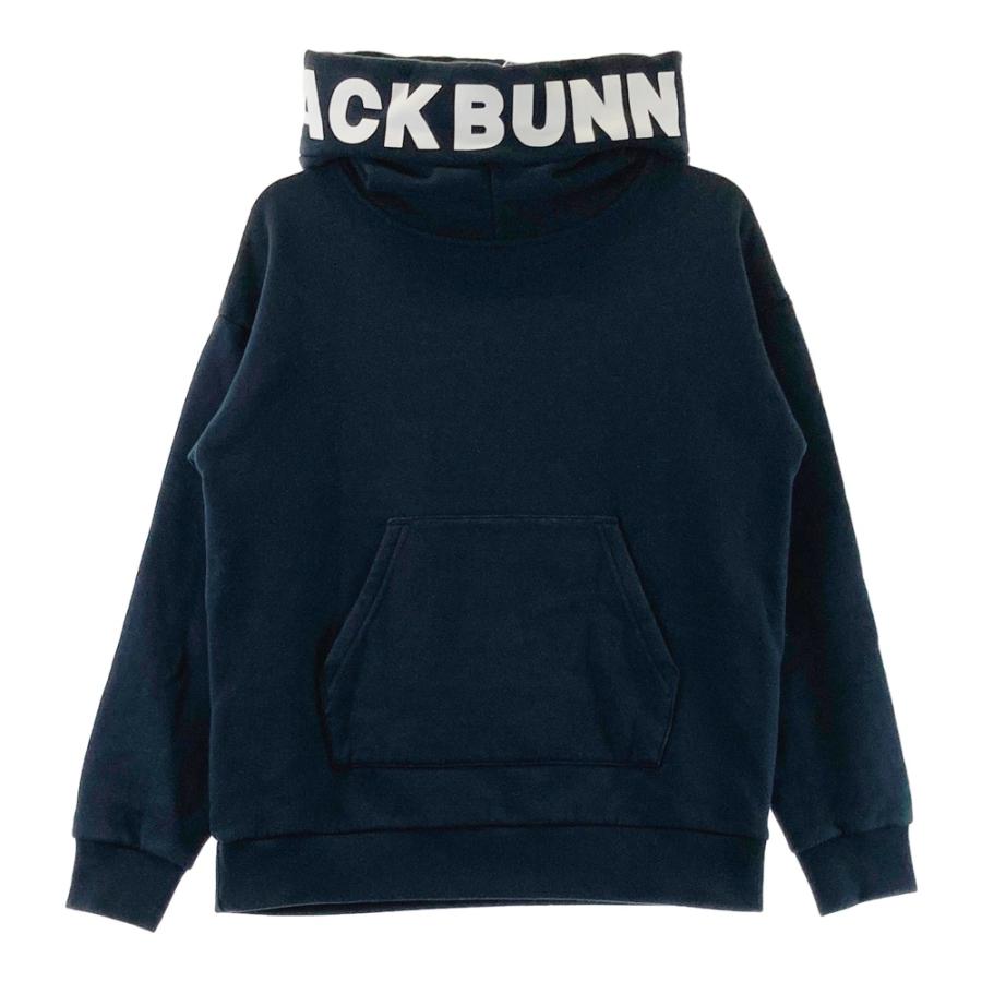 JACK BUNNY ジャックバニー 裏起毛 スウェットパーカー ブラック系 0