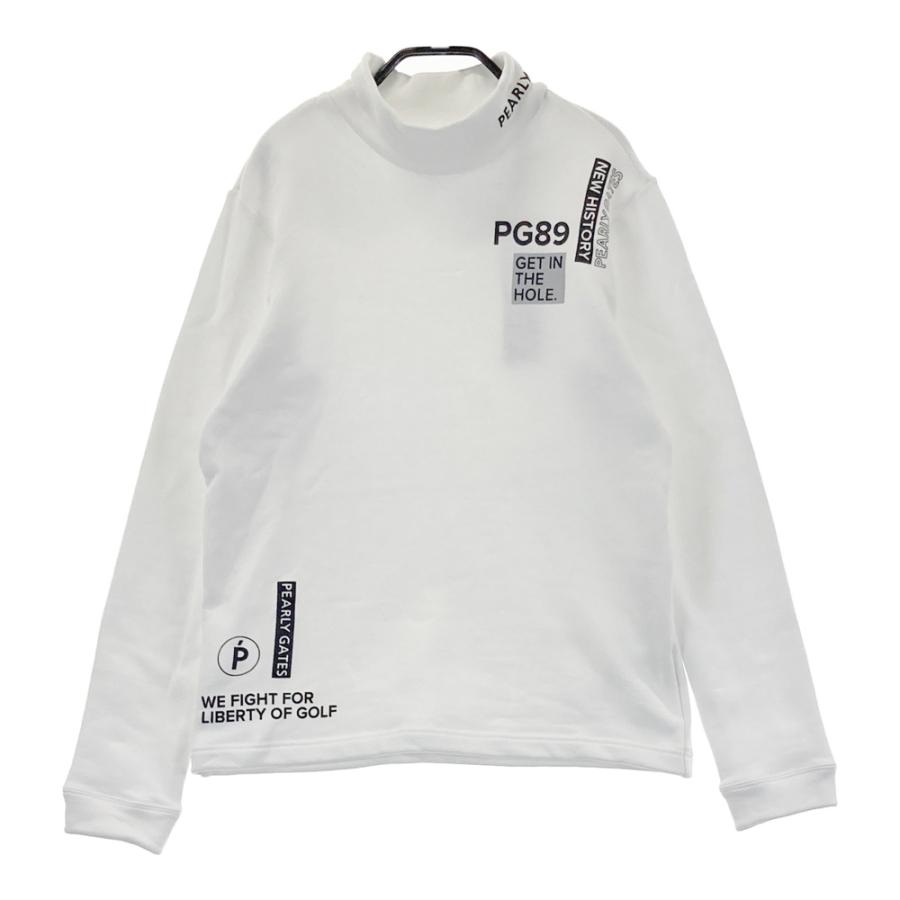 サイズ：1 PEARLY GATES パーリーゲイツ 2025年モデル ハイネック 長袖Tシャツ  ブラック系 [240101740915] ゴルフウェア レディース ストスト PEARLY GATES（パーリーゲイツ） 【新品】PEARLY GATES 2025年モデル
