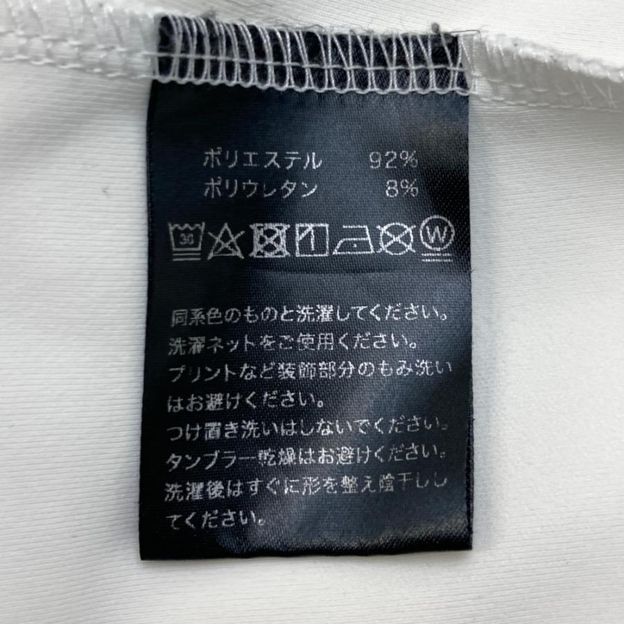 8YARDS ハチヤーズ ハイネック半袖Tシャツ ホワイト系 L ゴルフウェア