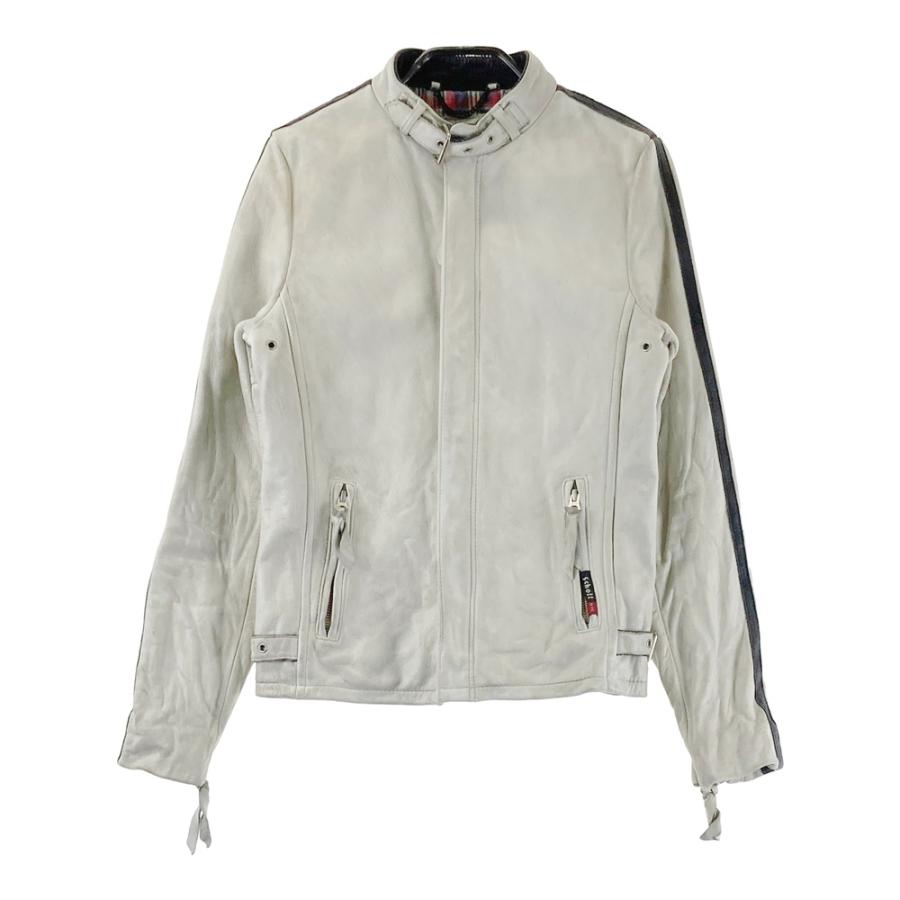 SCHOTT（ショット） 3191010 クラシックレーサージャケット ホワイト系