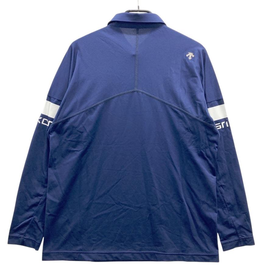 ポロシャツ ゴルフ　デサント　スリクソン　ネイビー　レディース　Lサイズ　シャツ SRIXON スリクソン by DESCENTE 2024年 長袖ポロシャツ ネイビー系 LL