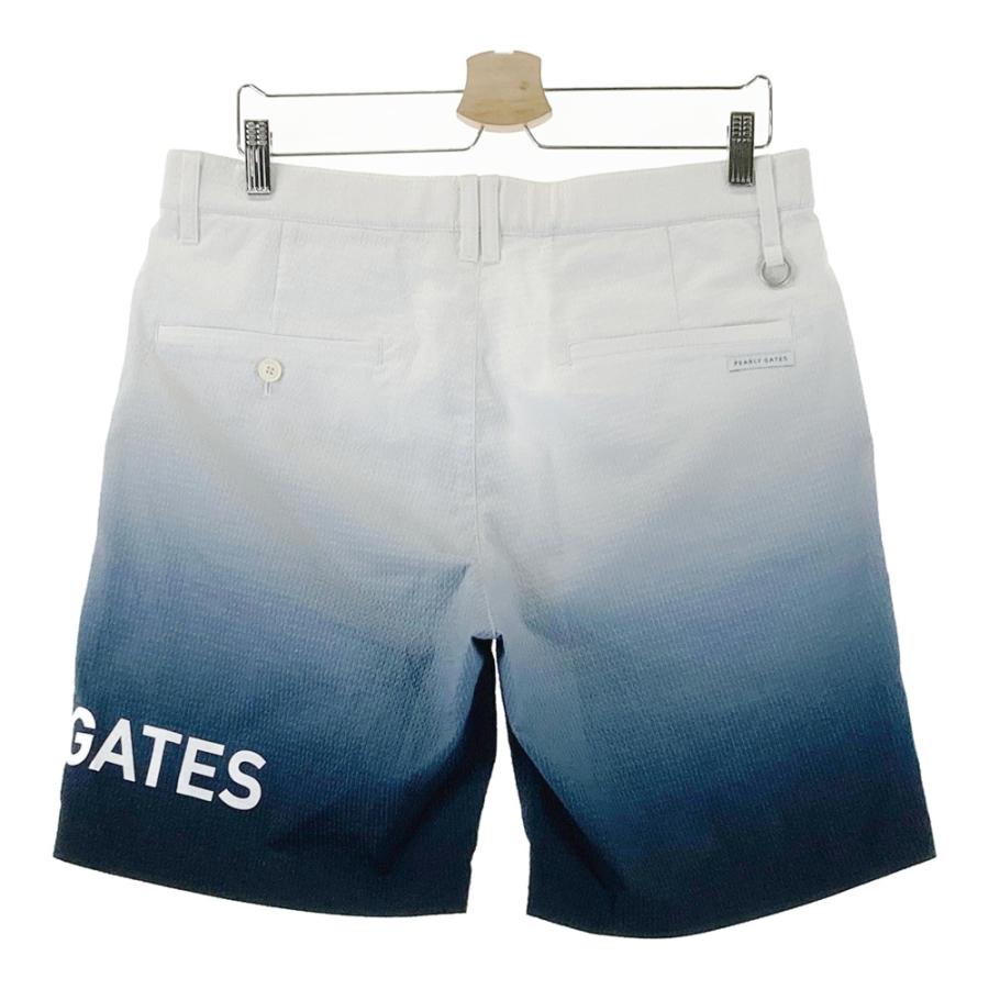 PEARLYGATES 定番ハーフパンツ ネイビー サイズ6 PEARLY GATES パーリーゲイツ ハーフパンツ ネイビー系 6 ゴルフウェア