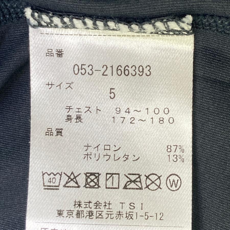 サイズ：5 PEARLY GATES パーリーゲイツ  Vネック 長袖Tシャツ  ブラック系 [240101600701] ゴルフウェア メンズ ストスト PEARLY GATES パーリーゲイツ Vネック 長袖Tシャツ ブラック系 5