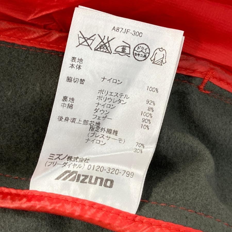 MIZUNO GOLF ミズノゴルフ ダウンジャケット ブレスサーモ レッド系 L
