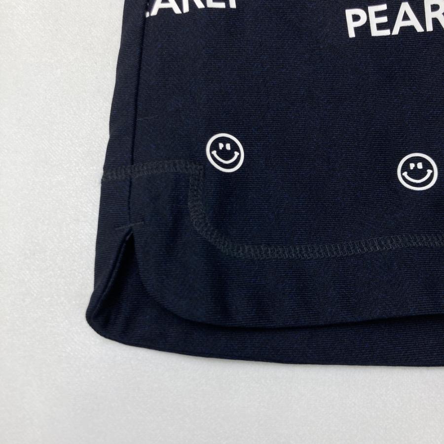PEARLY GATES パーリーゲイツ  ナイロンスカート ロゴ×ニコちゃん総柄 ネイビー系 1 ゴルフウェア レディースの画像