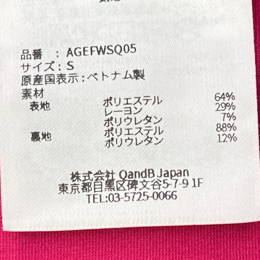ANEW GOLF アニューゴルフ インナー付スカート プリーツ ピンク系 S