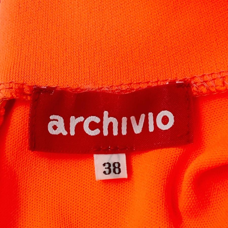 ARCHIVIO アルチビオ ノースリーブワンピース オレンジ系 38 ゴルフ