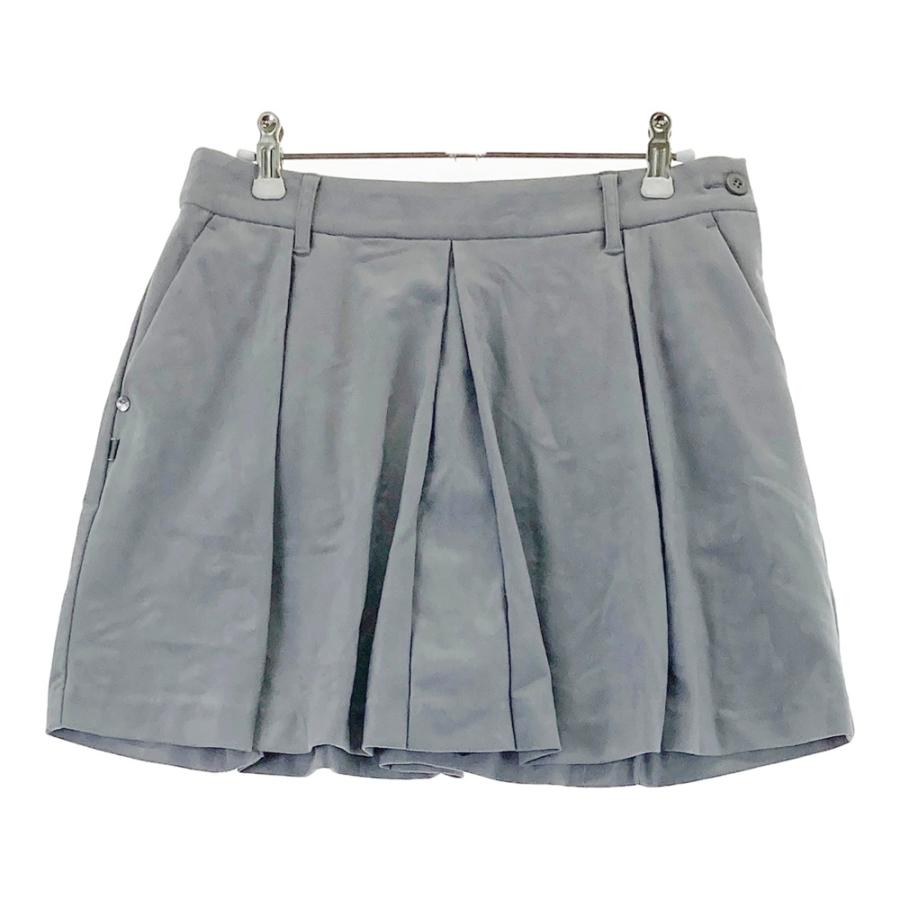 BRIEFING GOLF ブリーフィング  インナー付 プリーツスカート カモフラ柄 グレー系 M ゴルフウェア レディースの画像