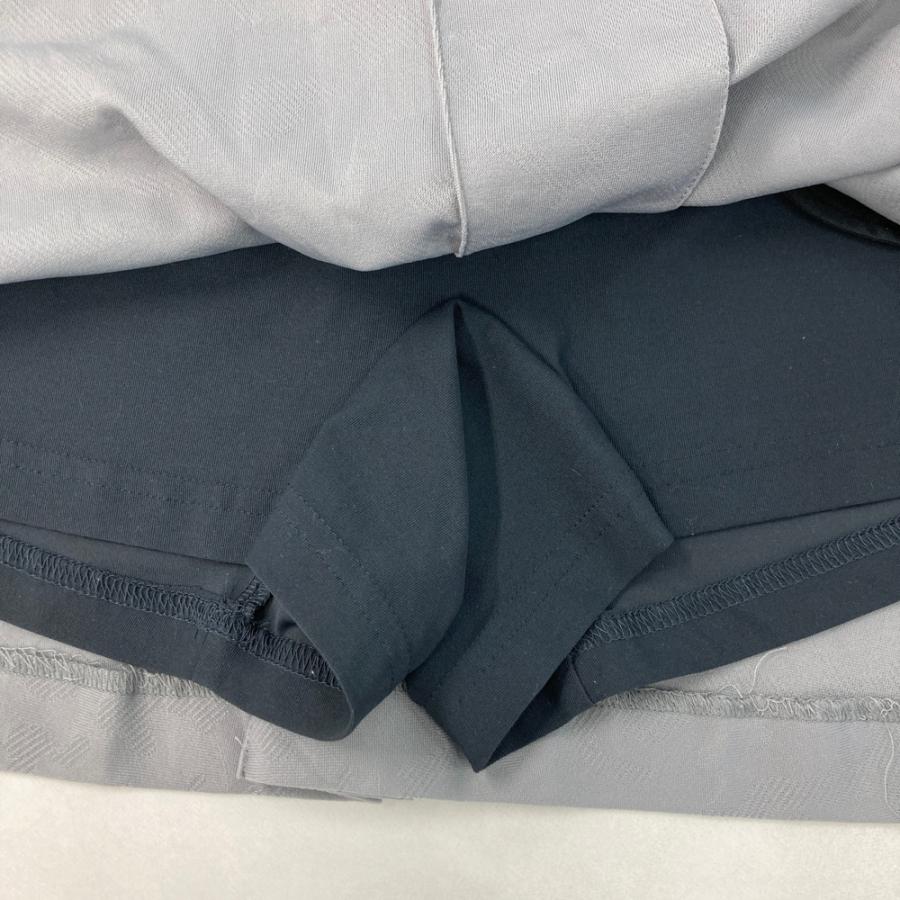 BRIEFING GOLF ブリーフィング  インナー付 プリーツスカート カモフラ柄 グレー系 M ゴルフウェア レディースの画像