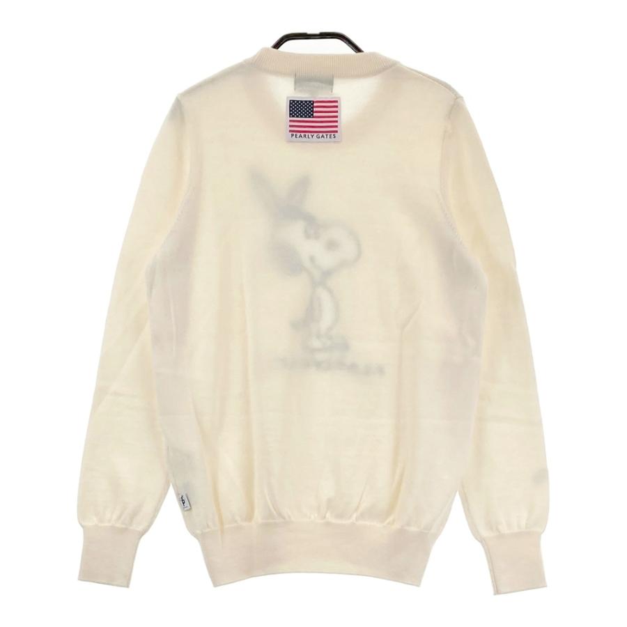 PEARLY GATES × Snoopy セーター PEARLY GATES パーリーゲイツ ×PEANUTS ウール ニットセーター