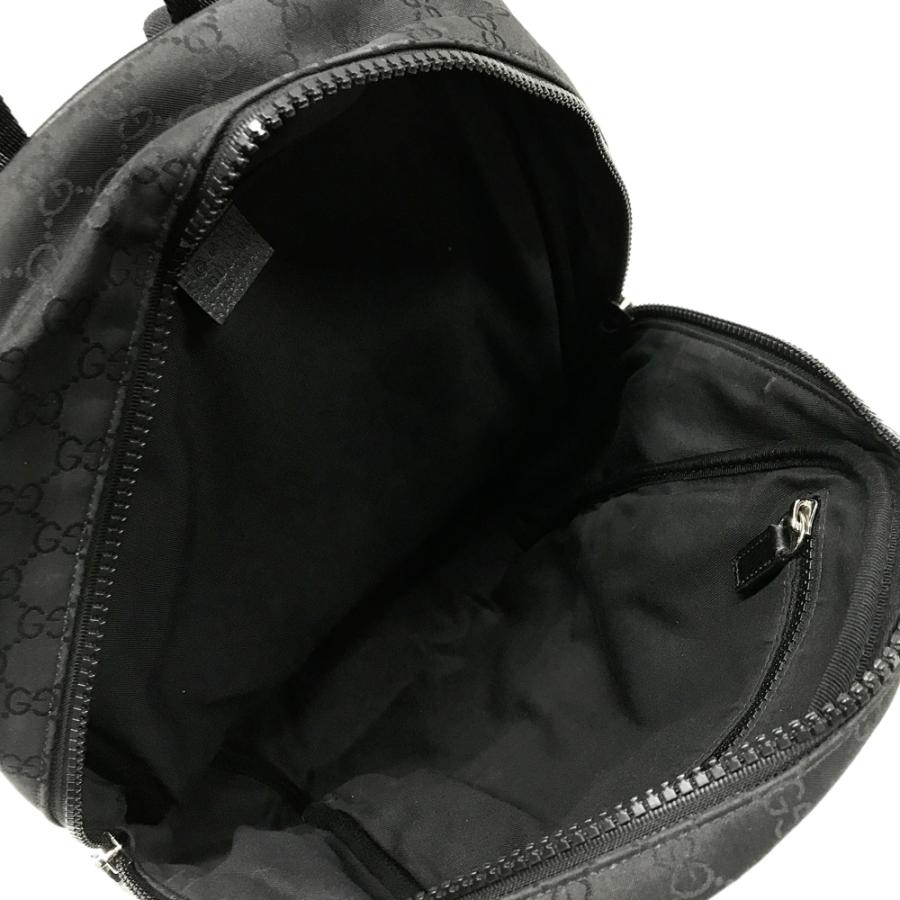 GUCCI（グッチ） 449181 リュック バックパック GGナイロン ブラック系