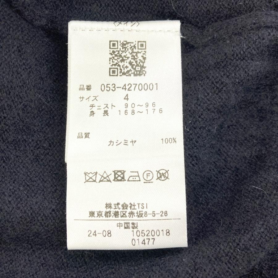 PEARLY GATES パーリーゲイツ 2024年モデル カシミヤ 長袖 ニットセーター  ネイビー系 4 ゴルフウェア メンズ_3