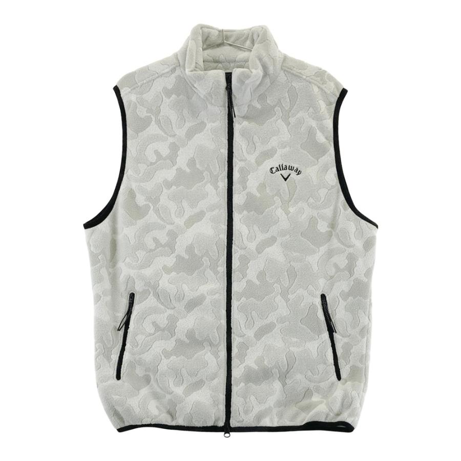 美品 キャロウェイ ベスト ボア ジップ フード付き 花柄 ゴルフ 美品 キャロウェイ ベスト ボア ジップ フード付き 花柄 ゴルフ 良品