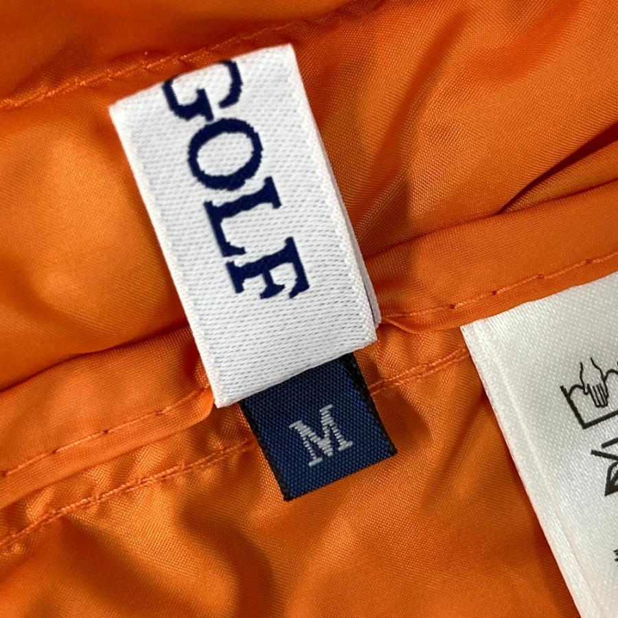 FILA GOLF フィラゴルフ ダウンジャケット カモフラ柄 オレンジ系 M