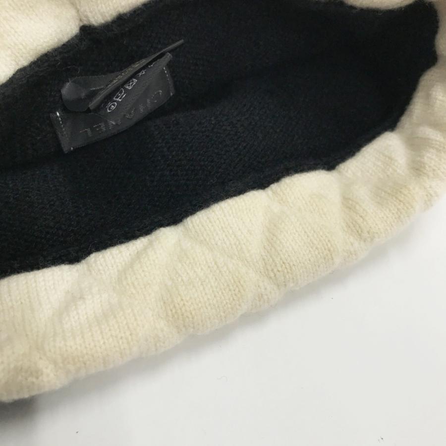 CHANEL（シャネル） ニット帽 ブラック系 レディース : ブランド古着