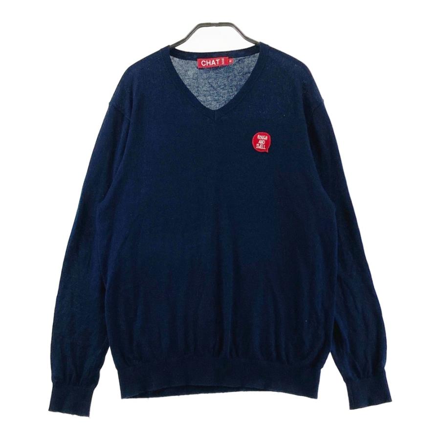 ROUGH&SWELL ラフアンドスウェル CHAT ニットセーター ネイビー系 M