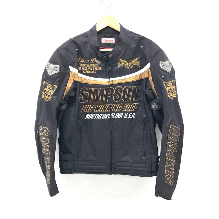SIMPSON シンプソン ライダース ジャケット 8135SP 4L USA SIMPSON シンプソン SJ-8135SP ライディングジャケット ブラック系 L