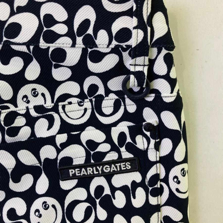 サイズ：0 PEARLY GATES パーリーゲイツ 2024年モデル ストレッチパンツ 総柄 ブラック系 [240101603118] ゴルフウェア レディース ストスト PEARLY GATES（パーリーゲイツ） 2024年モデル ストレッチパンツ 総柄