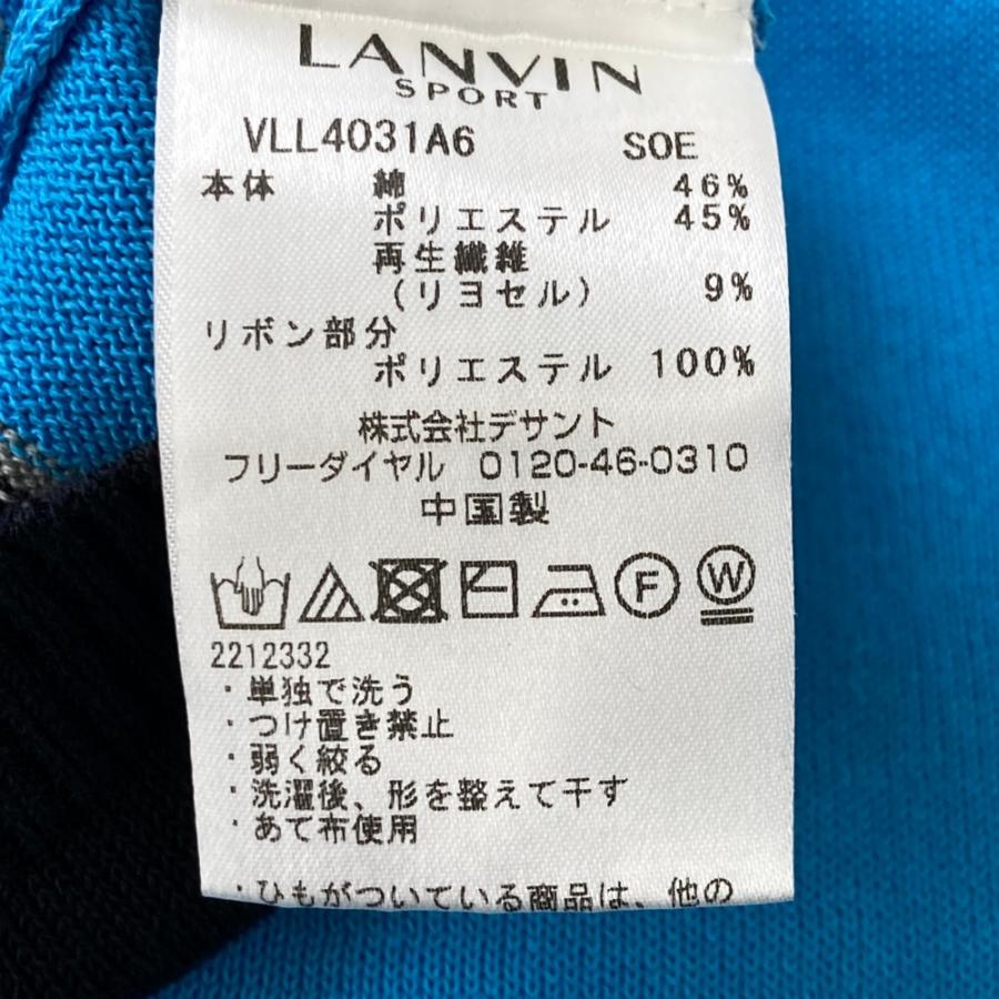 LANVIN SPORT ランバン スポール ニット セーター ブルー系 38 ゴルフ