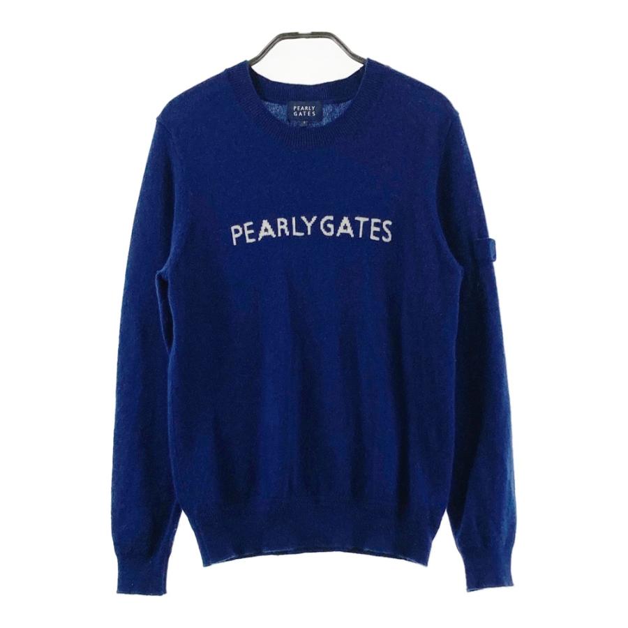 PEARLY GATES パーリーゲイツ カシミヤニットセーター ネイビー系 1