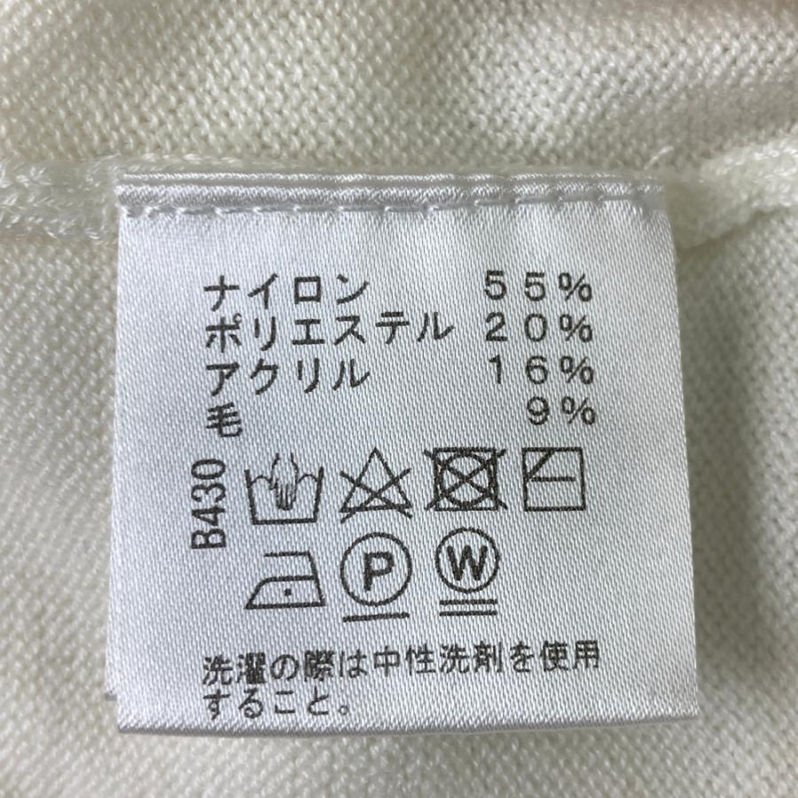 新品】VIVA HEART ビバハート 長袖ニットセーター ホワイト系 42