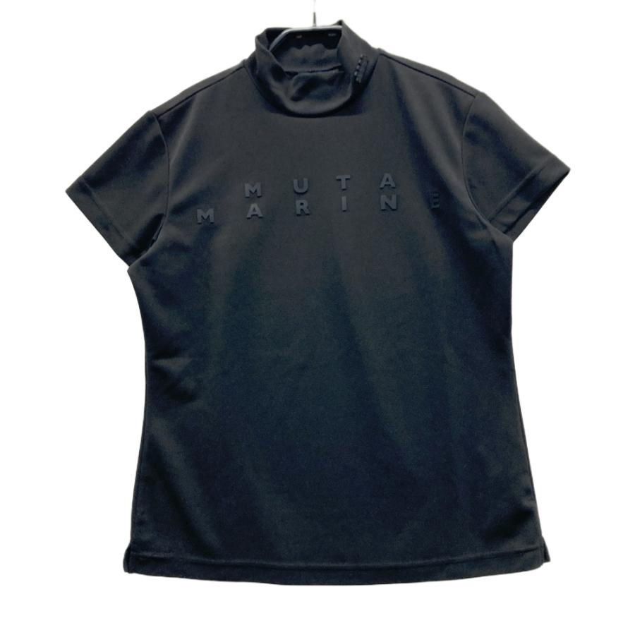 muta MARINE（ムータマリン） 半袖モックネックTシャツ ブラック系 0